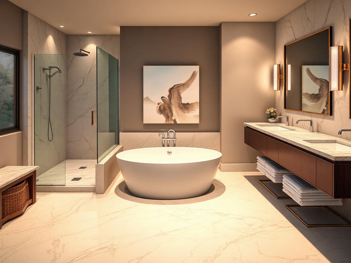 Luxury bathroom remodel